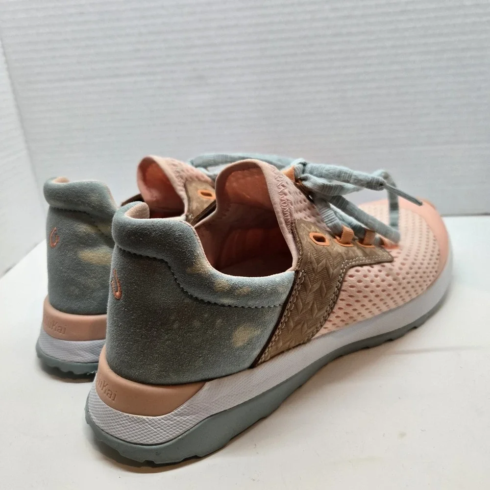 Olukai Wailuku Womens 9.5 Peach Swell Sneaker Shoes 20478-PCAA Excellent HTF - Picture 5 of 10